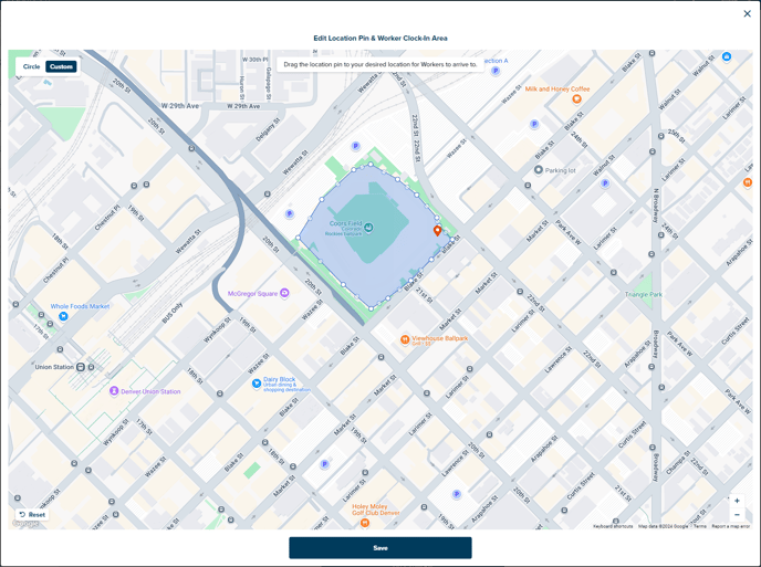 Coors Field Polygon